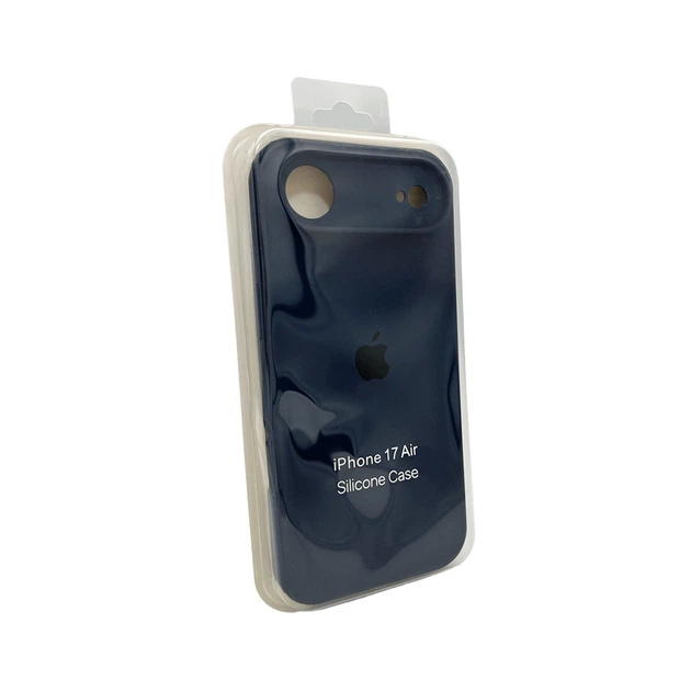 Захисний чохол-накладка Silicone Full Case AA Camera Protect для Apple iPhone 17 Air Dark Blue (FullAAi17A-7) - зображення 3