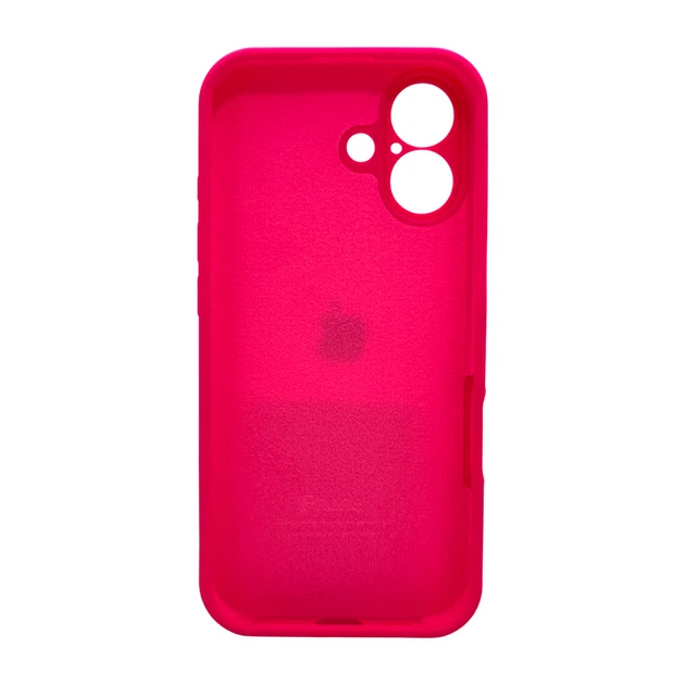 Защитный чехол-накладка Silicone Full Case AA Camera Protect для Apple iPhone 17 Shiny Pink (FullAAi17-23) - изображение 2