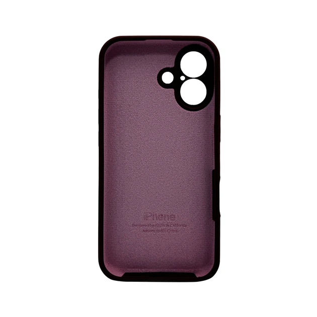 Защитный чехол-накладка Silicone Full Case AA Camera Protect для Apple iPhone 17 Choco (FullAAi17-75) - изображение 2