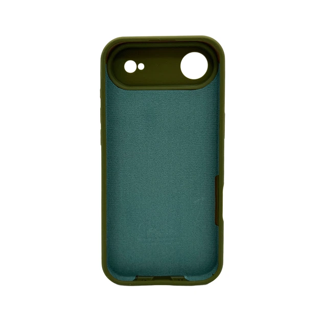 Защитный чехол-накладка Silicone Full Case AA Camera Protect для Apple iPhone 17 Air Army Green (FullAAi17A-29) - изображение 2