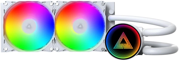 Система рідинного охолодження Montech LightFlow ARGB 240 White - зображення 3