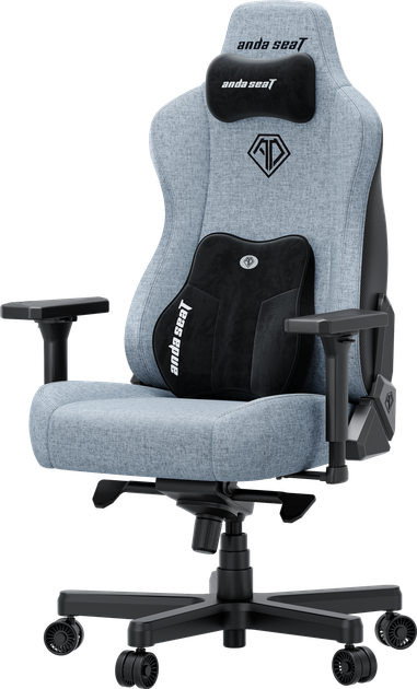 Крісло ігрове Anda Seat Kaiser 3E XL Gray Blue Fabric (AD23YC-XL-09-T-CF-T01) - зображення 3