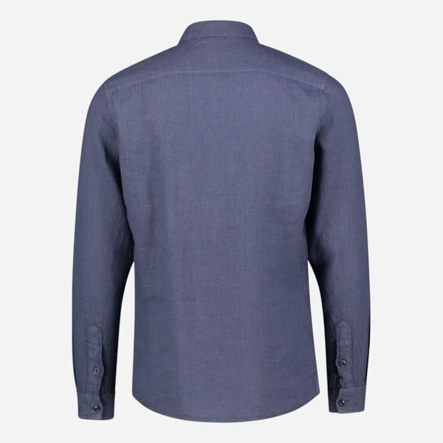 Сорочка бавовняна чоловіча Tela Genova EMI021145LS-4223 M Синя (800070338941) - зображення 2