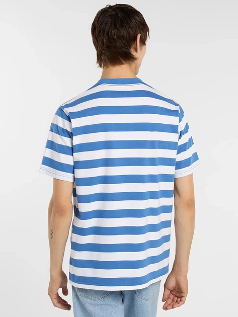 Футболка бавовняна довга чоловіча Dickies DK0A4Y8Y-L46 S Синій/Білий (800070358171) - зображення 2