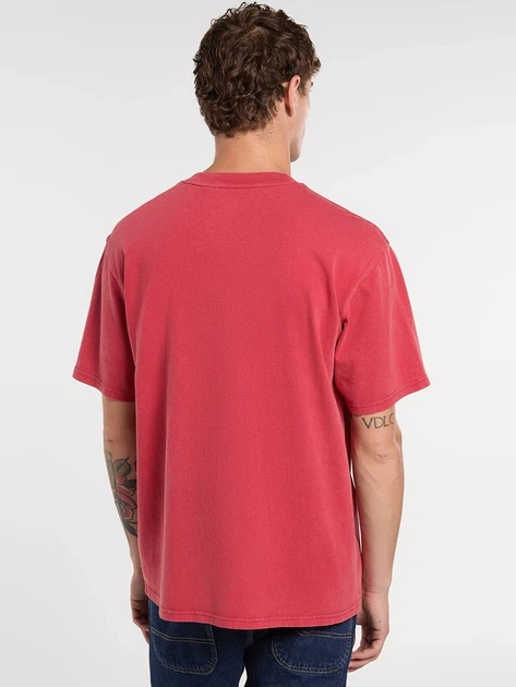 Футболка бавовняна довга чоловіча Dickies DK0A866BL331 S Червона (800070354506) - зображення 2
