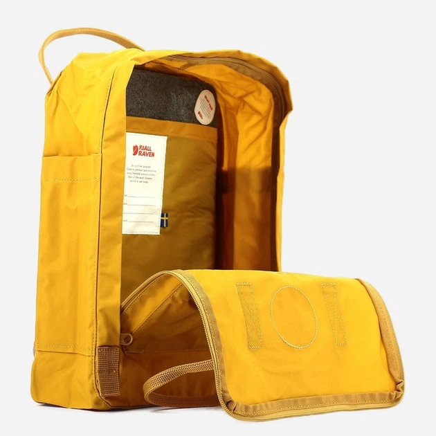 Рюкзак тканинний 16 л водонепроникний Fjallraven 23510160 Жовтий (800070042117) - зображення 4