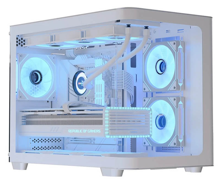 Игровой ПК Stalker Crystal (GBNU3 Black) Tower / AMD Ryzen 5 7500F (6 (12) ядер по 3.7-5 GHz) / 16 GB DDR5 / 256 GB SSD + 1000 GB HDD / GeForce RTX 5060, 8 GB GDDR7, 128-bit - изображение 2