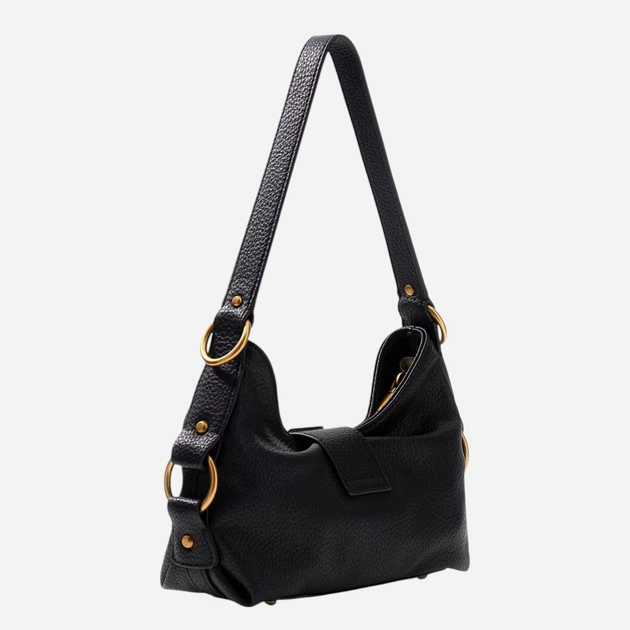 Сумка жіноча зі штучної шкіри середня Guess HWBB9308720-BLA Чорна (800070352355) - зображення 2