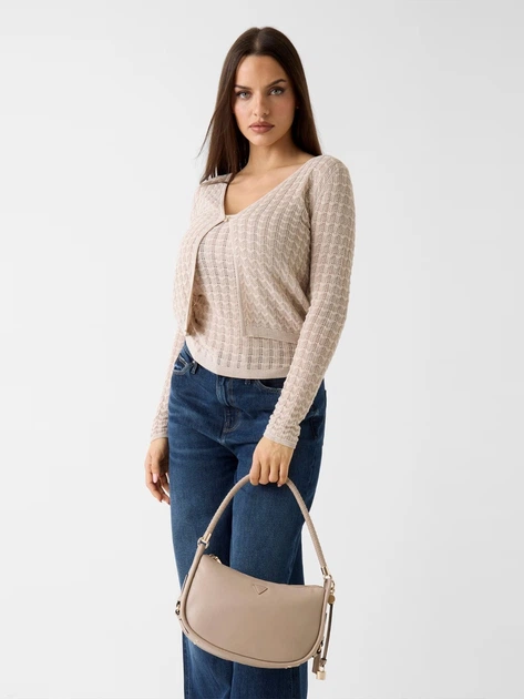 Torba damska mała Guess HWBG9918010-TAU Beżowa (800070352378) - obraz 2