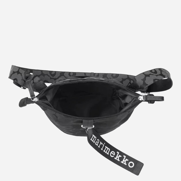 Сумка крос-боді через плече жіноча тканинна середня Marimekko 92227999 Чорна (800070306959) - зображення 5