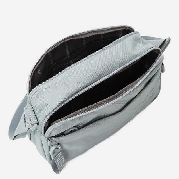 Torebka crossbody damska materiałowa Mandarina Duck P10QMT48-24N Perłowa (800070357789) - obraz 5