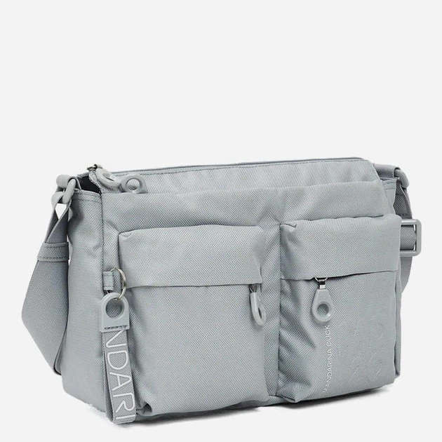 Torebka crossbody damska materiałowa Mandarina Duck P10QMTX5-24N Perłowa (800070357790) - obraz 3