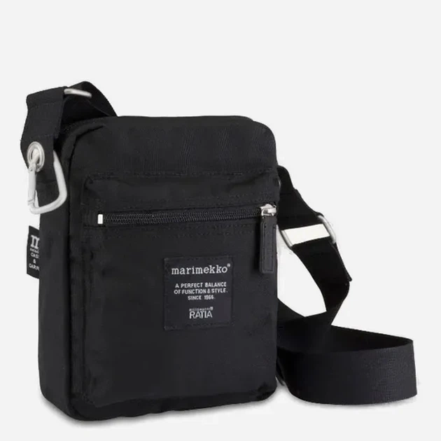 Сумка планшет через плече тканинна Marimekko 26992999 Чорна (800070078144) - зображення 3