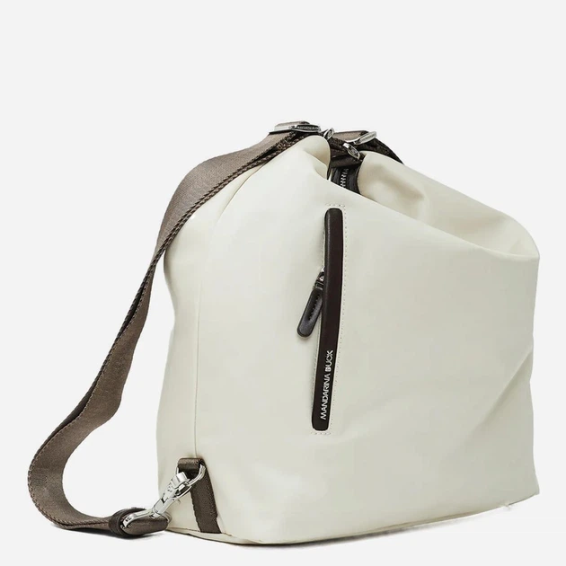 Torebka hobo damska duża Mandarina Duck P10VCT10-591 Biała (800070357754) - obraz 4