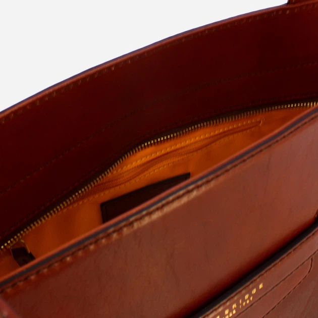 Torebka shopper damska skórzana The Bridge 04191601-14 Brązowa (800070354473) - obraz 4