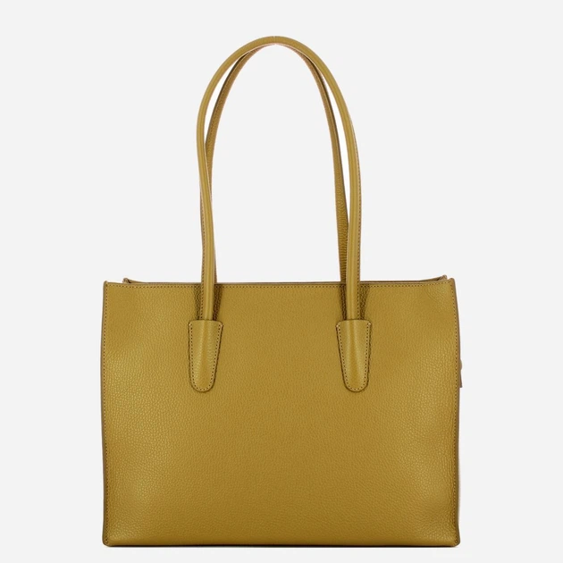 Torebka shopper damska skórzana Coccinelle E1UAK110201-G43 Oliwkowa (800070354222) - obraz 2