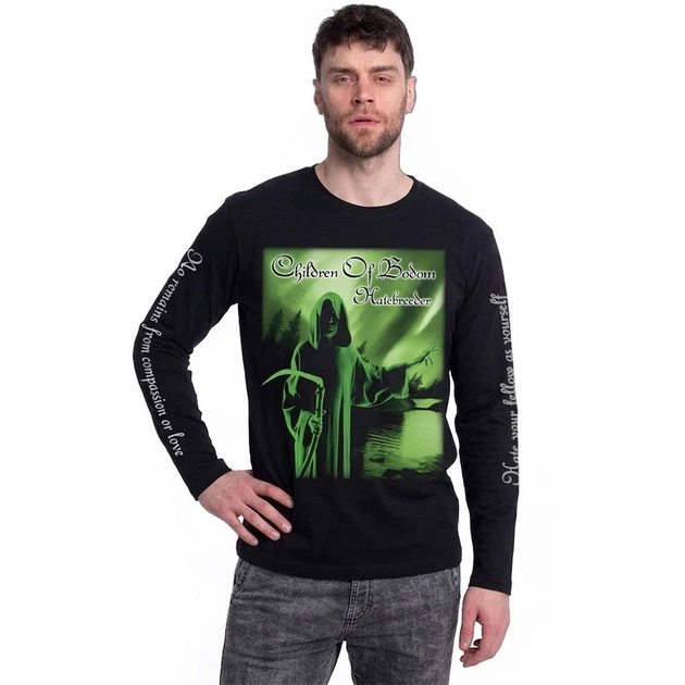 Футболка з довгим рукавом Rockway Children of Bodom "Hatebreeder" Чорний, Розмір XL - Фото 5 Футболка з довгим рукавом Rockway Children of Bodom "Hatebreeder" Чорний, Розмір XL - изображение 5