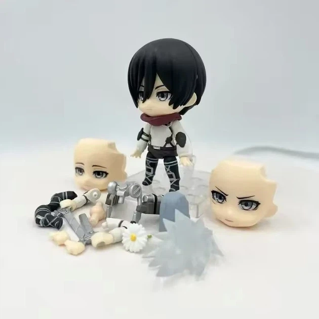 Аниме фигурка нендороид Атака титанов Микаса Аккерман 2001 Nendoroid Attack on Titan подвижная 10 см - изображение 4