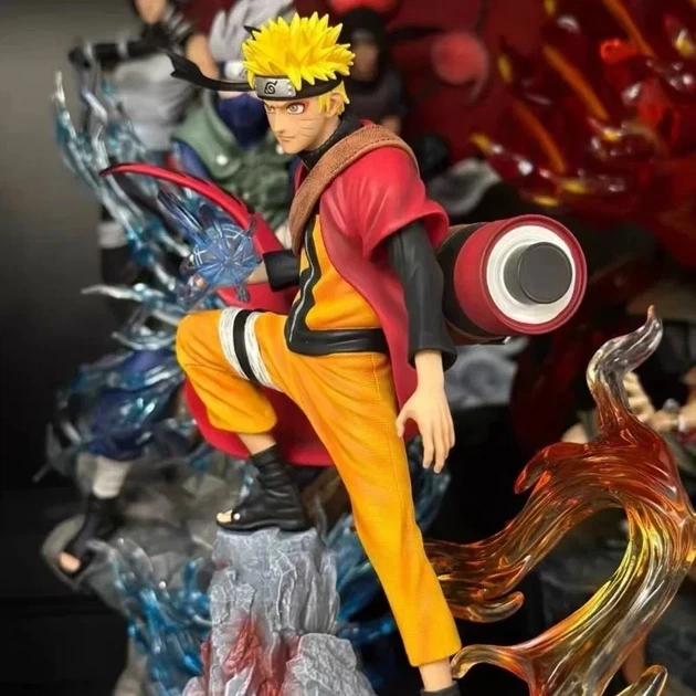 Аниме фигурка Naruto Uzumaki 25 см коллекционная статуэтка Наруто из ПВХ | Anime Figure Naruto - изображение 4