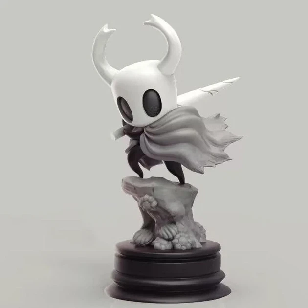 Коллекционная фигурка Hollow Knight Рыцарь Халлоунеста 11 см ПВХ игровая статуэтка для фанатов культовой вселенной с фирменным гвоздем грез детализированный образ главного героя для украшения интерьера рабочего стола или игровой полки оригинальный сувенир - изображение 4