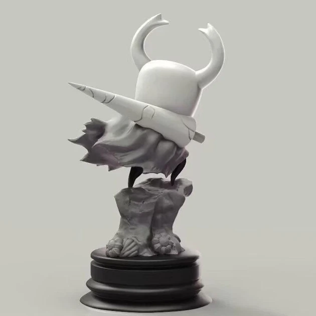 Коллекционная фигурка Hollow Knight Рыцарь Халлоунеста 11 см ПВХ игровая статуэтка для фанатов культовой вселенной с фирменным гвоздем грез детализированный образ главного героя для украшения интерьера рабочего стола или игровой полки оригинальный сувенир - изображение 5