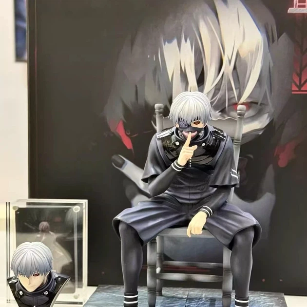 Фигурка Токийский Игр Tokyo Ghoul Кен Канеки Ken Kaneki на стуле 22 см - Фото 1 Фигурка Токийский Игр Tokyo Ghoul Кен Канеки Ken Kaneki на стуле 22 см - изображение 1