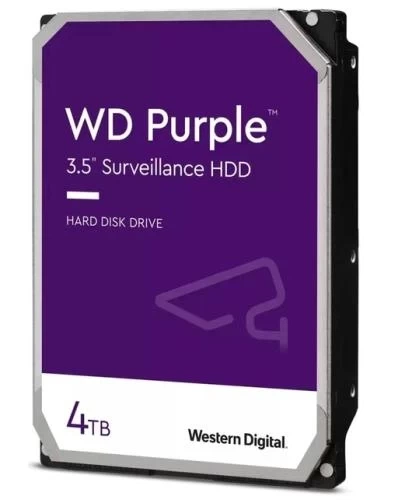 Жорсткий диск 3.5" 4Tb Western Digital Purple, SATA3, 256 Мб, 5400 об/хв (WD43PURZ) - Фото 1 Жорсткий диск 3.5" 4Tb Western Digital Purple, SATA3, 256 Мб, 5400 об/хв (WD43PURZ) - зображення 1