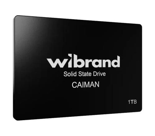 Твердотельный накопитель SSD 1Tb, Wibrand Caiman, SATA3, 2.5" (WI2.5SSD/CA1TBST) - Фото 1 Твердотельный накопитель SSD 1Tb, Wibrand Caiman, SATA3, 2.5" (WI2.5SSD/CA1TBST) - изображение 1