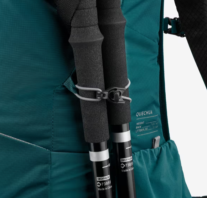 Туристический Рюкзак QUECHUA MH500 25л 54 × 30 × 23 см Зеленый Совместимые с Питьевой Системой - изображение 8