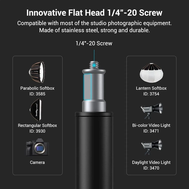 Штатив SmallRig 94-280 см Б/В - изображение 2