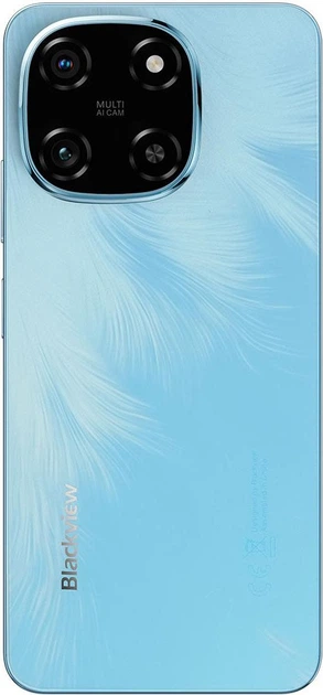 Smartfon Blackview Color 6 8/128GB Celestial Blue - obraz 2