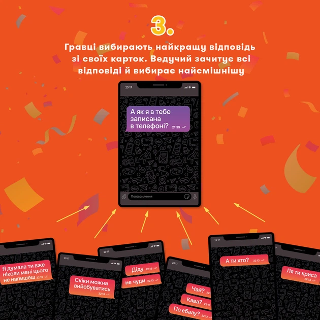 Настольная игра У вас 1 новое сообщение 2.0. Игра для вечеринки - Фото 6 Настольная игра У вас 1 новое сообщение 2.0. Игра для вечеринки - изображение 6