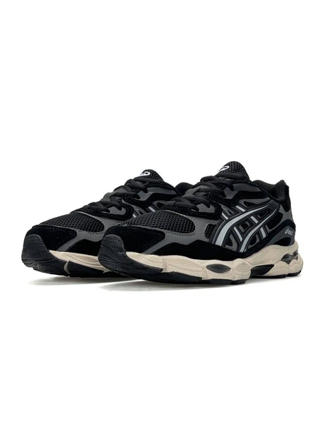 Кроссовки ASICS GEL-NYC Black Grey Beige 44 - Фото 5 Кроссовки ASICS GEL-NYC Black Grey Beige 44 - изображение 5