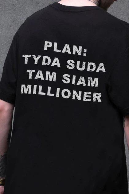 Чоловіча Оверсайз Футболка Without З Принтом Plan S/M Black - Фото 2 Чоловіча Оверсайз Футболка Without З Принтом Plan S/M Black - изображение 2