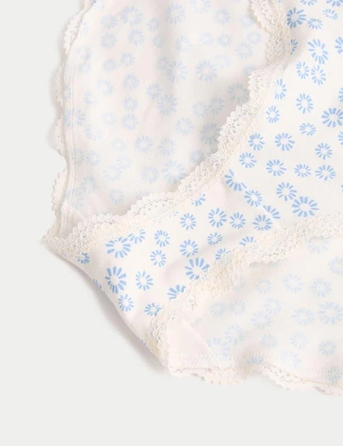 Набор женских трусиков Marks&Spencer бикини bikinis 10(38) 3 шт ecru mix 0223 - изображение 4