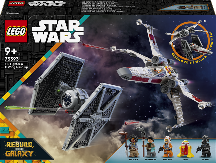 Конструктор LEGO Star Wars Гібрид TIE Fightera i X-Winga 1063 елементи (75393) - Фото 1 Конструктор LEGO Star Wars Гібрид TIE Fightera i X-Winga 1063 елементи (75393) - зображення 1