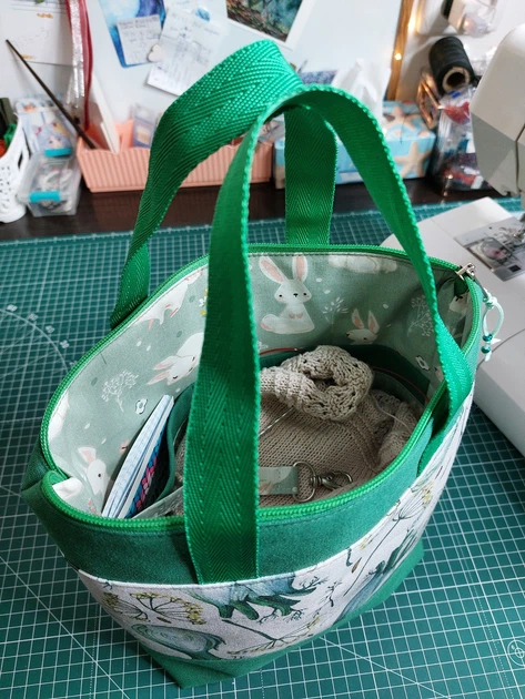 Проєктна сумка органайзер для в'язання та рукоділля "Фенхель" - изображение 3