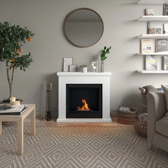 Камінокомплект Tagu FRODE FreeFlame білий - зображення 4