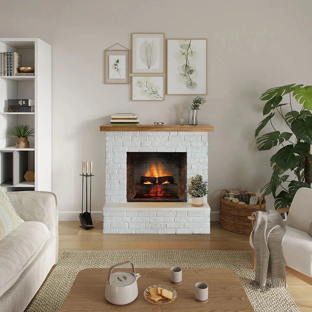 Камінокомплект Tagu ROLF PowerFlame 2 білий - изображение 8