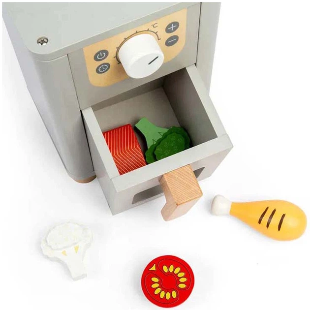 Ігровий набір Bigjigs Toys Airfryer 5 елементів (691621850831) - зображення 4