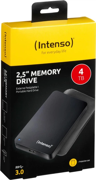 Dysk twardy Intenso Memory Drive 4TB 2.5" USB 3.2 Black (6023512) - obraz 5