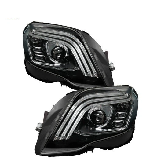 Передние фары FullLed V-2 (2012-2015, 2 шт) для Mercedes GLK сlass X204 - изображение 2