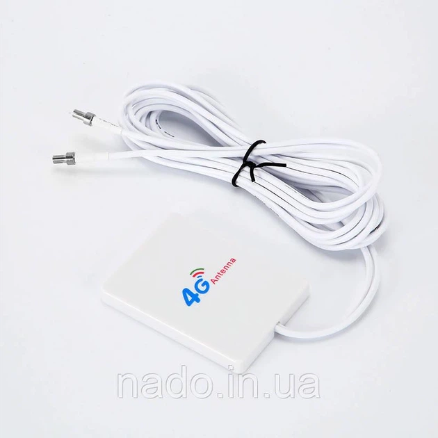 Антенна 4G 3G LTE выносная двойная MIMO 2x 7dBi TS9 700-2700 МГц, усиление сигнала для USB модемов, роутеров - изображение 5