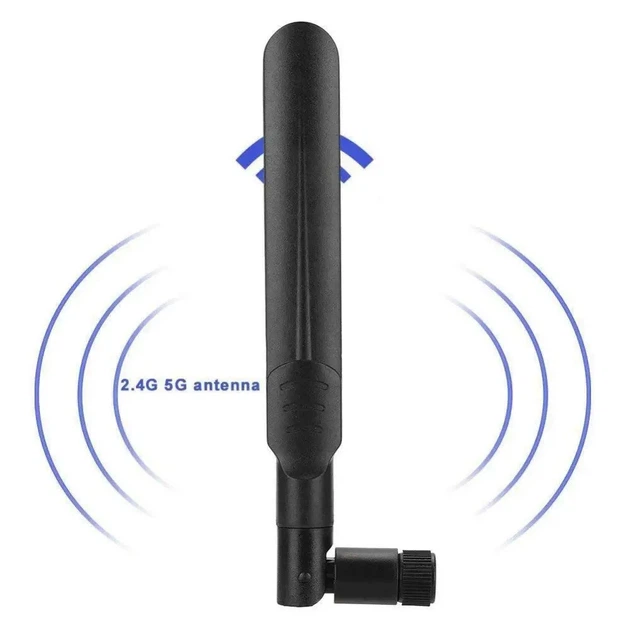 2шт. GSM 4G WiFi универсальные антенны 5dBi 900/1800MHz 2.4-5.8GHz SMA для роутеров, модемов, репитеров и т.п. - изображение 5