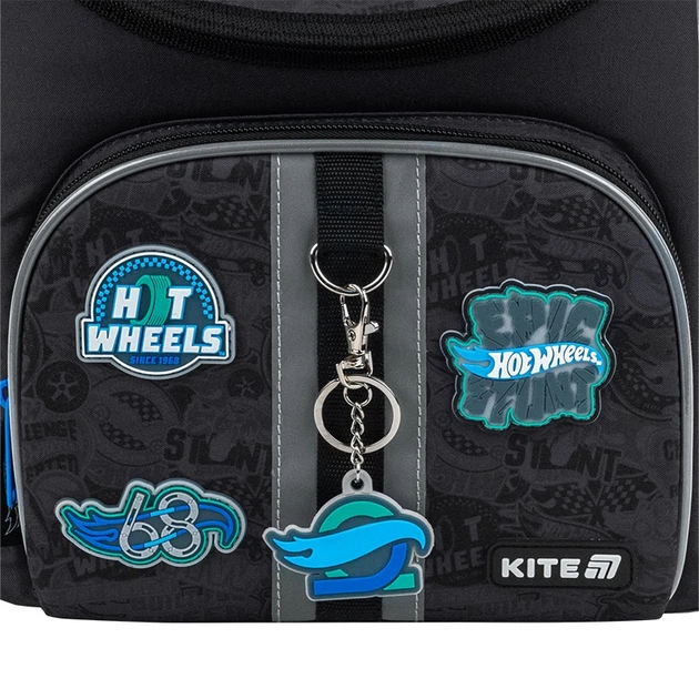 Шкільний набір Kite Education Hot Wheels SET_HW25-501S (рюкзак, пенал, сумка) - Фото 15 Шкільний набір Kite Education Hot Wheels SET_HW25-501S (рюкзак, пенал, сумка) - зображення 15