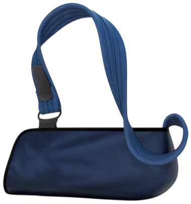 Ортопедичний бандаж Actimove Professional Line Mitella Comfort Синій розмір XL 1 шт (4042809017380) - зображення 2