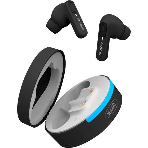 Навушники BT Proove Mello TWS with ANC (APP) (Black) - Фото 1 Навушники BT Proove Mello TWS with ANC (APP) (Black) - зображення 1