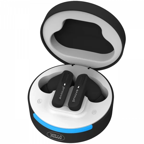 Навушники BT Proove Mello TWS with ANC (APP) (Black) - Фото 2 Навушники BT Proove Mello TWS with ANC (APP) (Black) - зображення 2