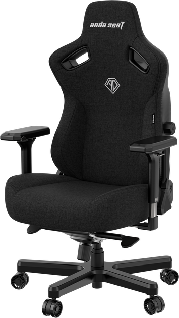 Кресло геймерское игровое Anda Seat Kaiser 3 Size L до 120 кг Black Fabric (AD12YDC-L-01-B-CF) - изображение 2