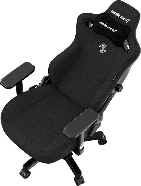 Кресло геймерское игровое Anda Seat Kaiser 3 Size L до 120 кг Black Fabric (AD12YDC-L-01-B-CF) - изображение 5
